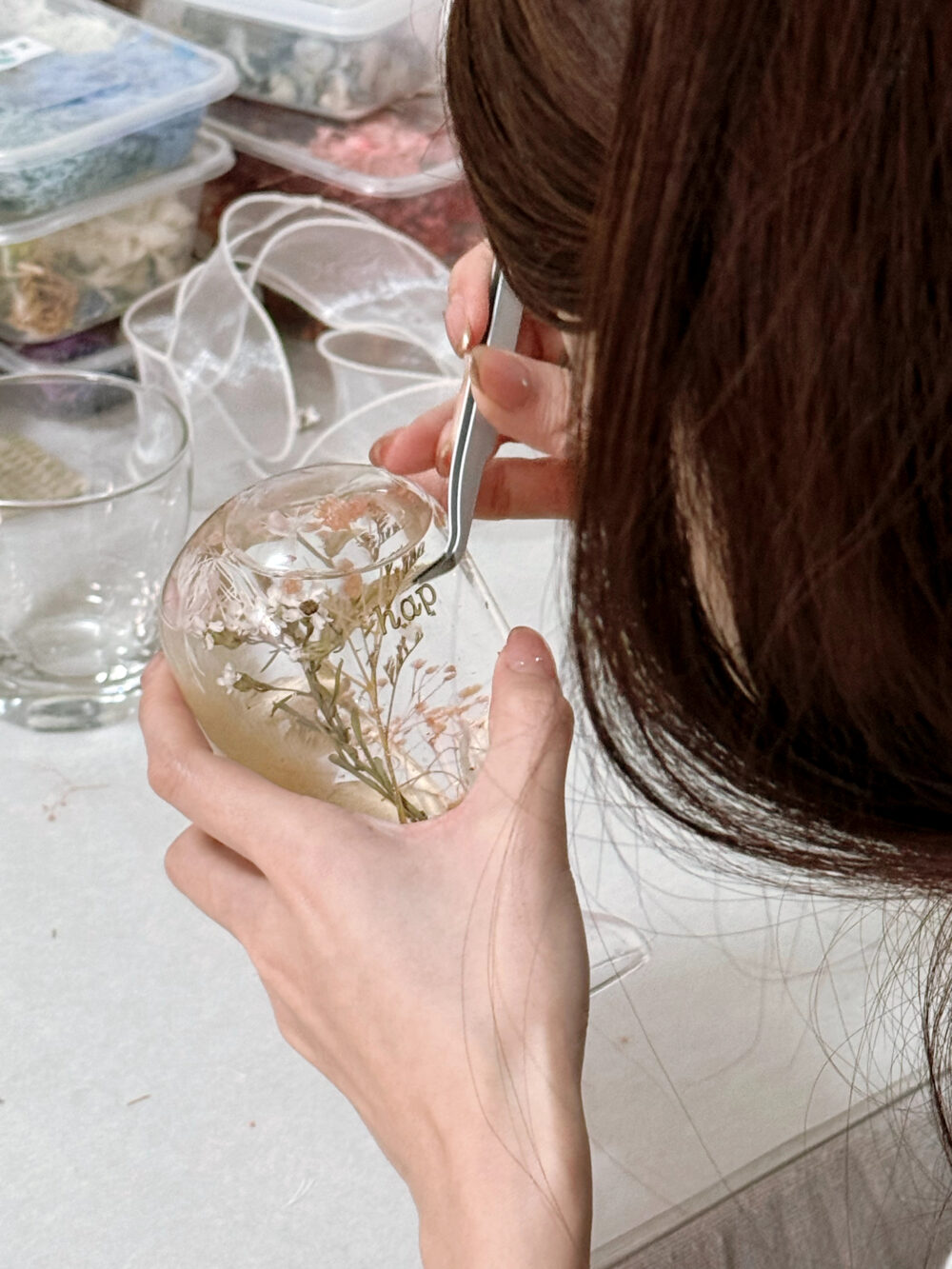 ꒰ ♡ ꒱˚ 浮游花水晶球
